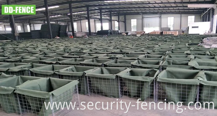 Galvanized Welded Military Defense Bastion Mesh Gabion